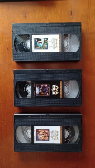 Trilogía Star Wars VHS (IV, V, VI) Edición Español
