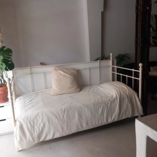 Estructura Cama Metal Blanca Ikea