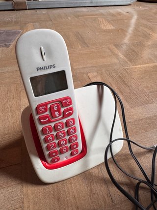 Teléfono Inalámbrico Philips con 2 Terminales