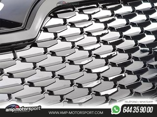 PARRILLA DELANTERA NEGRO BRILLO PARA SKODA OCTAVIA 2012-2017