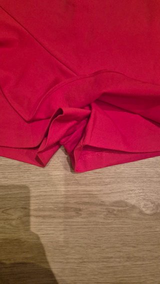 Falda pantalón Zara roja