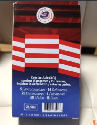 548 Cromos Atlético de Madrid sin pegar  sin album