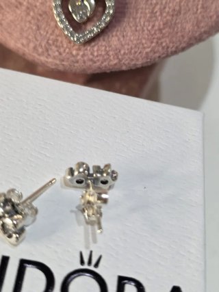 Conjunto Pandora Corazón Plata