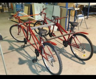 Bicicleta tándem para. 2 personas TOTAL MENTE REST