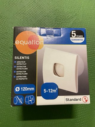 2 Extractor de baño Equation SILENTIS 120mm