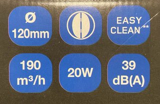 2 Extractor de baño Equation SILENTIS 120mm