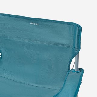 Silla ultra ancha de camping con reposabrazos, plegable y