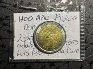 Moneda 2€ Don Quijote 2005 SIN LIMPIAR Lead #2