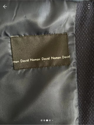 Giacca elegante David Naman blu navy