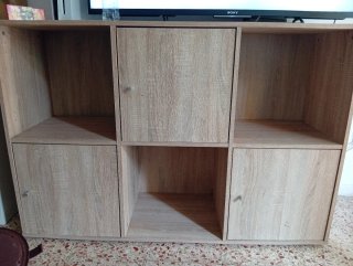 Mueble modular madera comedor