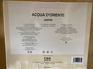 Cofanetto uomo Ricordi d’Oriente EDT 100ml nuovo