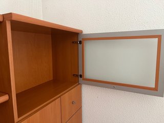 Mesa redonda de comedor con 4 sillas