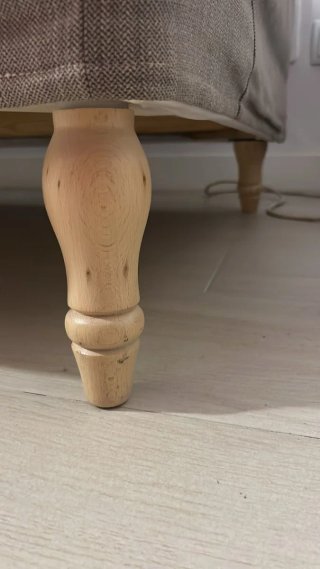 Sofá beige de tela