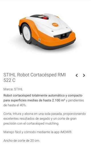 Robot cortacésped Stihl RMI 422