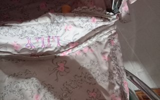 Cochecito de muñecas rosa