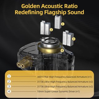 Auriculares Yinyoo KZ ZS12 Pro 2 HIFI NUEVOS