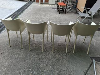 Set 4 sedie Kartell beige