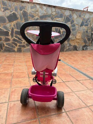 Triciclo Feber rosa con caja