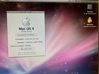 Apple MacBook A1181 Blanco