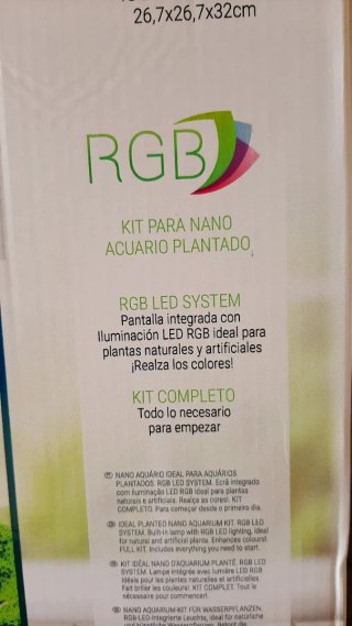 Acuario Nano Aqua LED 20L RGB