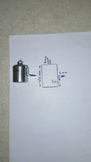 Condensador para moto