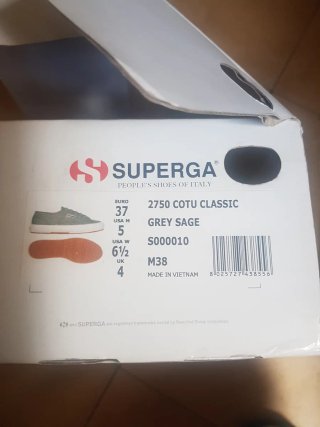 Zapatillas Superga Lona Gris