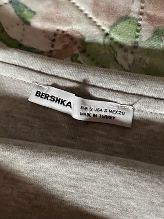 Vestido gris Bershka corto nuevo Talla S