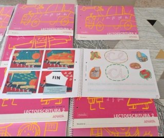 Lectoescritura iniciación, 1, 2,3 y 4