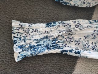 Vestido largo Zara estampado floral