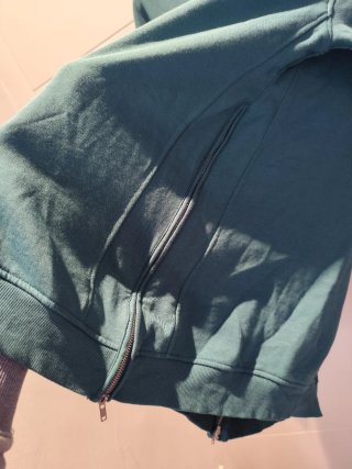 Sudadera verde mujer