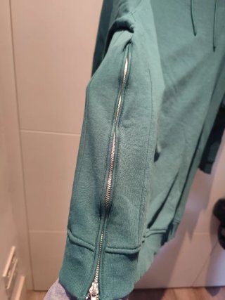 Sudadera verde mujer
