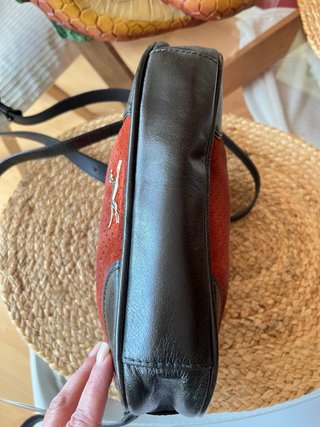 Bolso Bimba y Lola Negro y Rojo Piel No envio