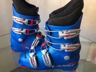 Botas de esquí LANGE niño azul. 268 mm.