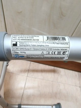 Asiento de baño para ducha