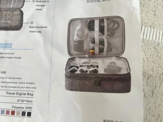 Organizador de Cables y Electrónica Gris