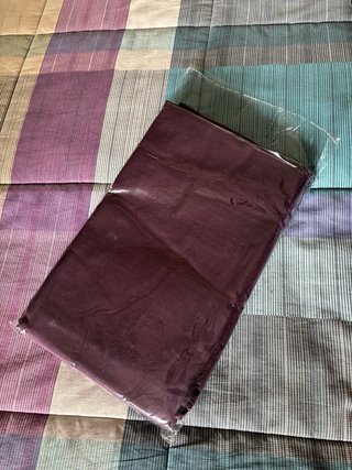 Coppia Tovaglie Cotone Viola 140x140