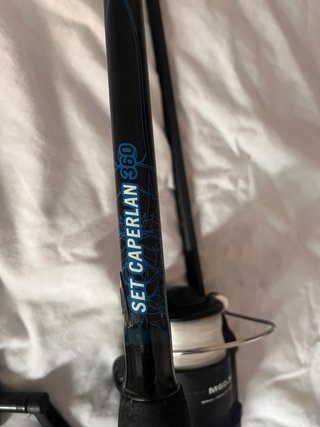 2 cañas pescar- RESIFIGHT 2.40 y Set Caperlan 360
