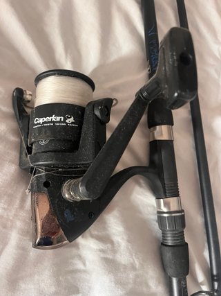 2 cañas pescar- RESIFIGHT 2.40 y Set Caperlan 360