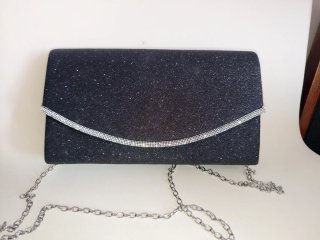 Pochette elegante cerimonia glitter