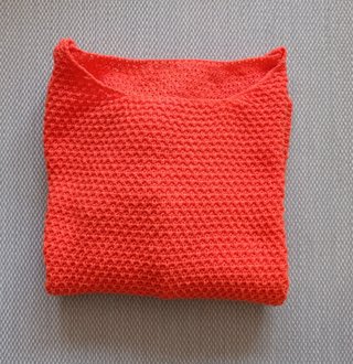 Jersey Calado Naranja Shein Mujer Talla XL
