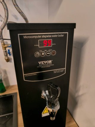 Hervidor de agua caliente para restaurantes 50l/h