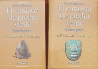 Libros "El corazón de piedra verde 1° y 2° parte"