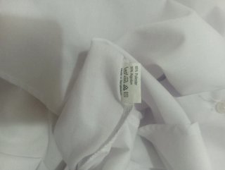Camisa hombre blanca manga corta verano