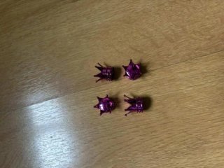 Manillar y potencia patinete morado