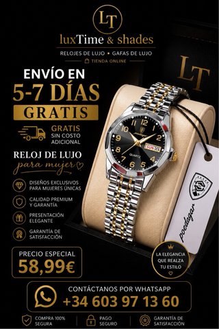 Reloj Poedagar Plata Mujer