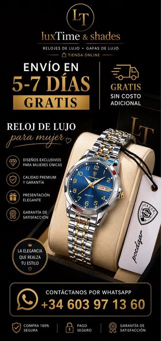 Reloj Poedagar Plata Mujer