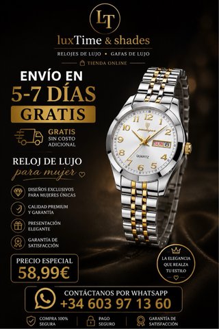 Reloj Poedagar Plata Mujer