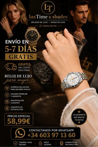 Reloj Poedagar Plata Mujer