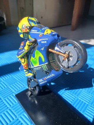 Modello Moto Yamaha Valentino Rossi Artigianale