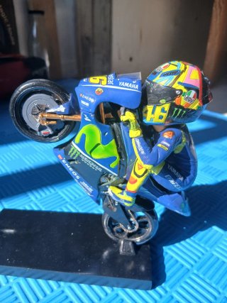Modello Moto Yamaha Valentino Rossi Artigianale
